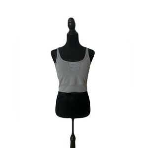 Nine West Gray Sports Bra Size M